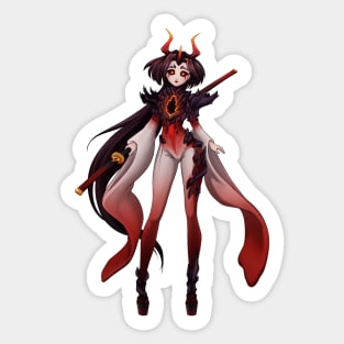 Demon girl Sticker